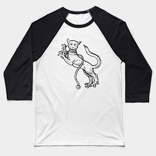 Graceful Cat-a-Mountain Creature Baseball T-Shirt